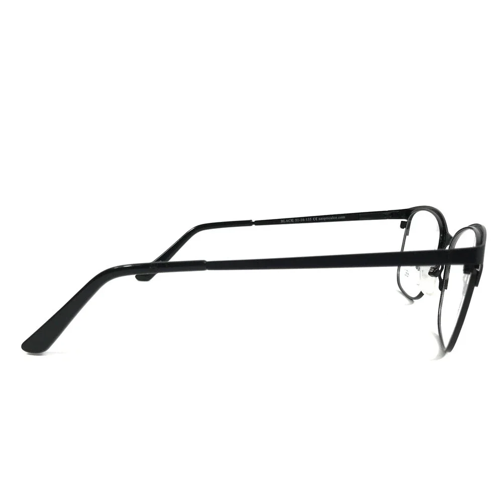 New Globe Eyeglasses Frames L5174-P BLACK Cat Eye Full Rim 51-16-135